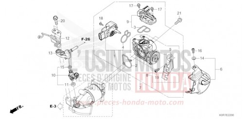 THROTTLE BODY/FUEL INJECTOR SH150ADL de 2020